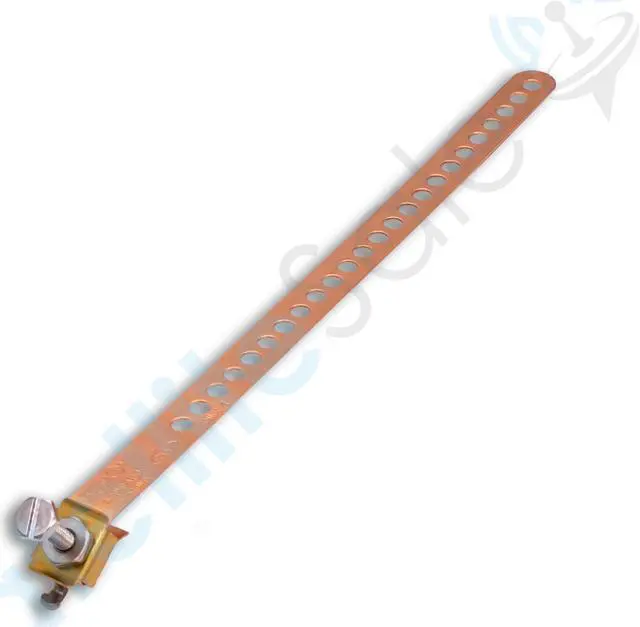 Main image of SatelliteSale Copper Coated Grounding Strap 9" Flexible and Adjustable Pack of 1