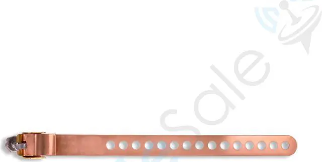 Alt view image 2 of 6 - SatelliteSale Copper Coated Grounding Strap 6" Flexible and Adjustable Pack of 5 Pieces