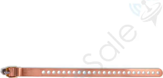 Alt view image 2 of 6 - SatelliteSale Copper Coated Grounding Strap 9" Flexible and Adjustable Pack of 1