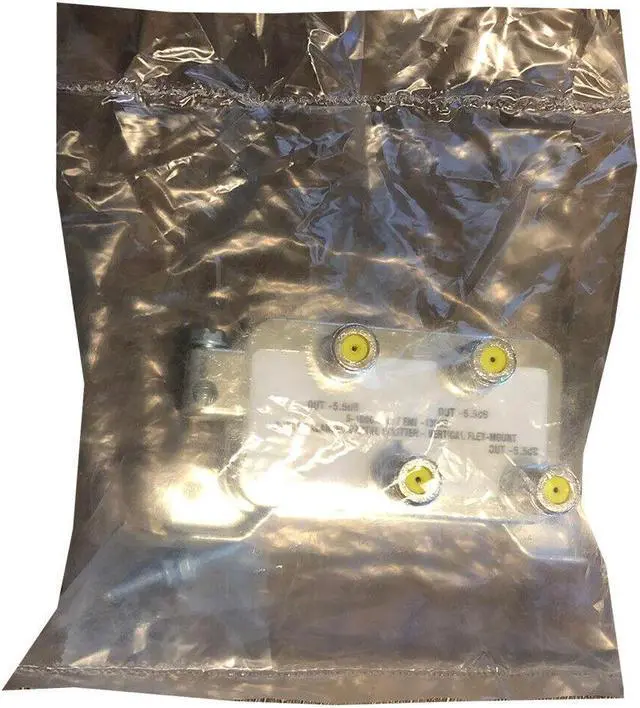 Alt view image 4 of 5 - Extreme Broadband Engineering Balanced 3-Way Coax Splitter BDS1103VFB