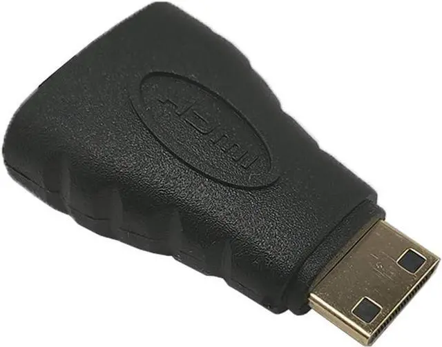 Alt view image 2 of 5 - SatelliteSale Digital HDMI Female to Mini HDMI Male Adapter PVC Black
