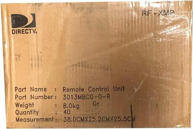 Alt view image 4 of 6 - Case of 40 - DIRECTV RC66RX IR/RF Remote Control