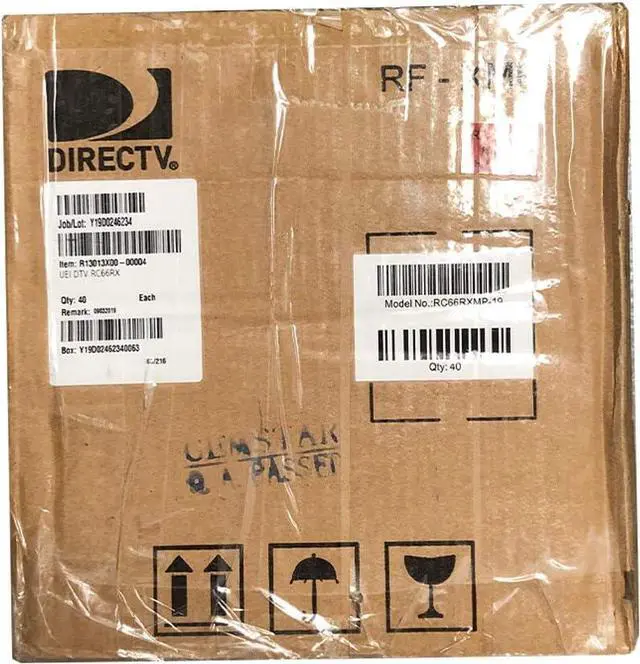 Alt view image 5 of 6 - Case of 40 - DIRECTV RC66RX IR/RF Remote Control