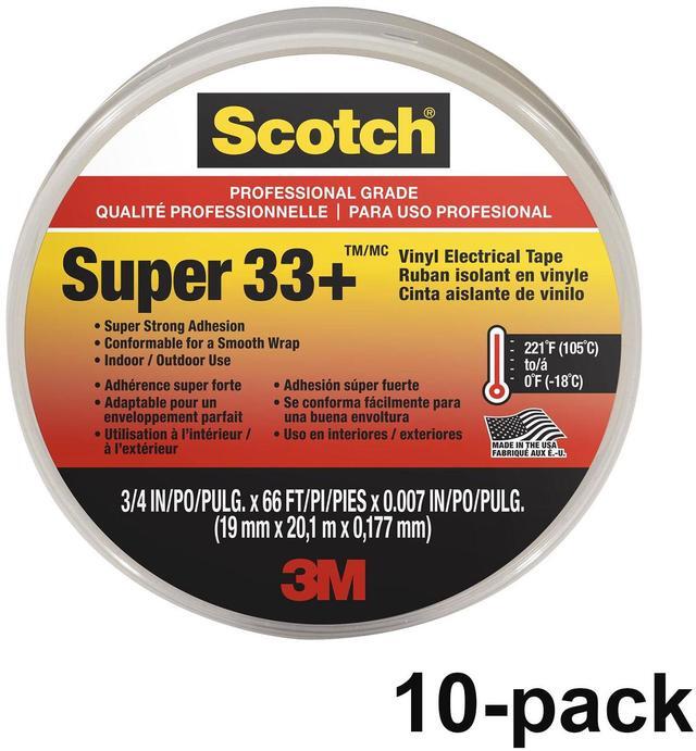 Alt view image 5 of 9 - 3M Scotch Super 33 Plus Vinyl Electrical Tape