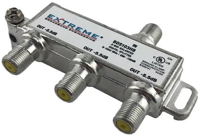 Main image of Antronix CMC2004H 4-Way, 5 Pack Horizontal Splitter -7db Ports 5-1002 MHz