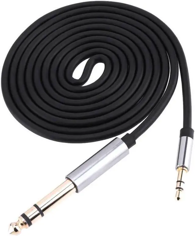 Alt view image 2 of 6 - 3.5mm Male to 6.35mm TRS Stereo Audio AUX Cable For Amplifier Mixer Cord Adapter practical Fast and safe #20 (1pcs)