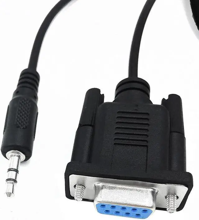 Alt view image 6 of 6 - DB9 9 Pin VGA female cable ,DB 9 Female to TRS 3.5mm (1/8in) TRS Stereo Male Serial Data Cable 6 Feet (1pcs)