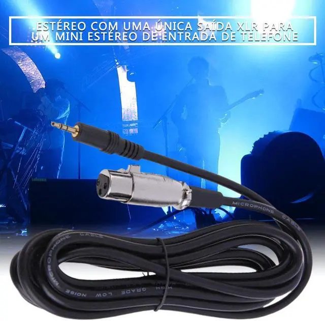 Alt view image 4 of 6 - New XLR 3 Pin Female to Right Angle 1/8 XLR3F to Right angle 3.5 mm TRS for DV camera/ microphone mic (1pcs)