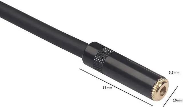 Alt view image 4 of 6 - 0.3M Wire 3 Pin Xlr Female To 3.5Mm Trs 1/8Inch Female Stereo Audio Adapter Microphone Cable (1pcs)