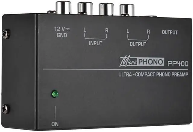 Alt view image 2 of 6 - Ultra Compact Phono Preamp Preamplifier With Rca 1/4 Inch Trs Interfaces Preamplificador Phono Preamp Us Plug Headphone Amplifie (1pcs)