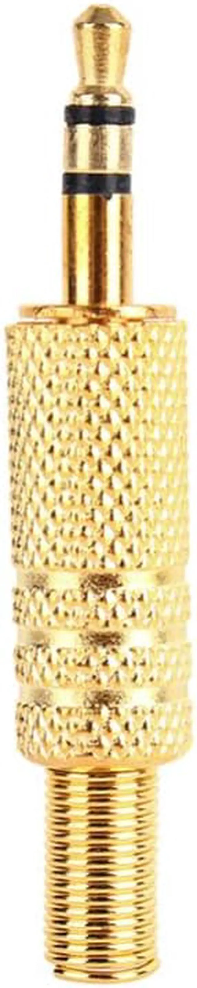 Alt view image 2 of 6 - ESCAM 10Pcs/lot 3.5mm 1/8" Stereo Male Audio TRS Gold Plated Jack Plug Adapter Connector (1pcs)