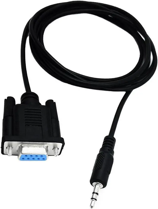 Alt view image 2 of 6 - DB9 9 Pin VGA female cable ,DB 9 Female to TRS 3.5mm (1/8in) TRS Stereo Male Serial Data Cable 6 Feet (1pcs)