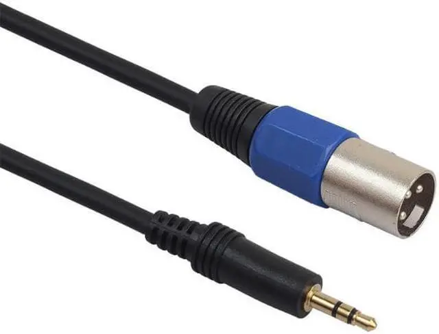 Alt view image 3 of 6 - 9.84ft 3pin XLR Male to 3.5mm 1/8inch TRS Male Cable Contacts Audio Adapter Cable Microphones Audio Connector Equipment (1pcs)