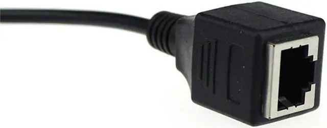 Alt view image 4 of 4 - 3.5mm 1/8" Male Jack TRS Audio To RJ45 Socket Ethernet LAN Network Adapter Cable 30cm Audio Cable to RJ45 Network Cable (1pcs)