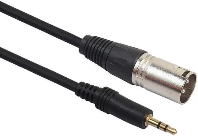Main image of GREATLINK XLR Male to 3.5mm 1/8inch TRS Male Microphone Cable Audio Adapter Cables Cord Wire Line for DVD Speaker Amplifier 1.5M (1pcs)