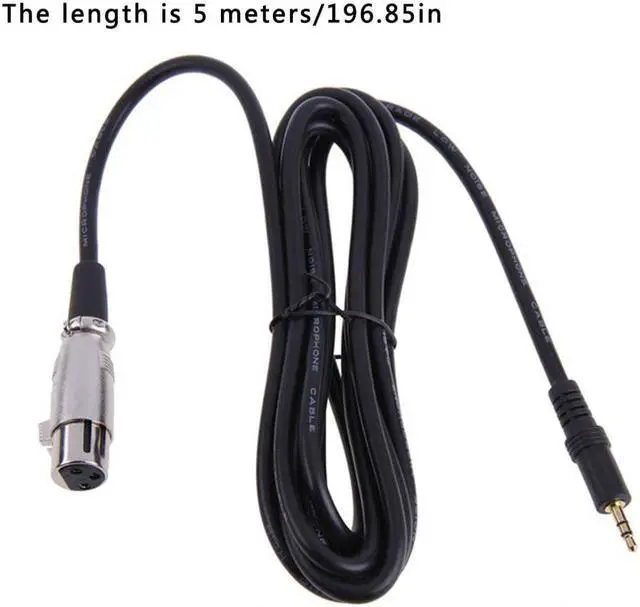 Alt view image 6 of 6 - New XLR 3 Pin Female to Right Angle 1/8 XLR3F to Right angle 3.5 mm TRS for DV camera/ microphone mic (1pcs)