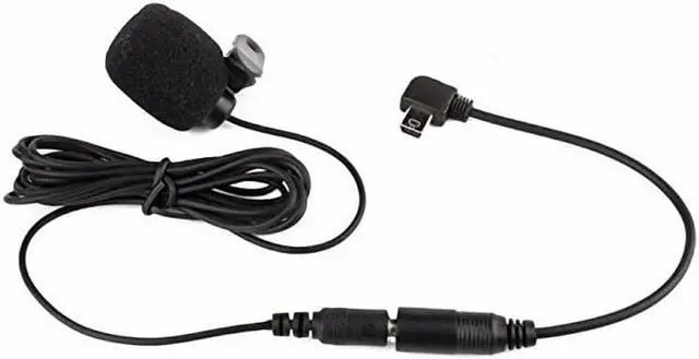 Alt view image 3 of 6 - for GoPro Accessories Microphone Adapter Mini USB to Stereo Audio Adapter Cable 3.5mm With Clip on Mic for Gopro Hero 3 3+ 4 (1pcs)