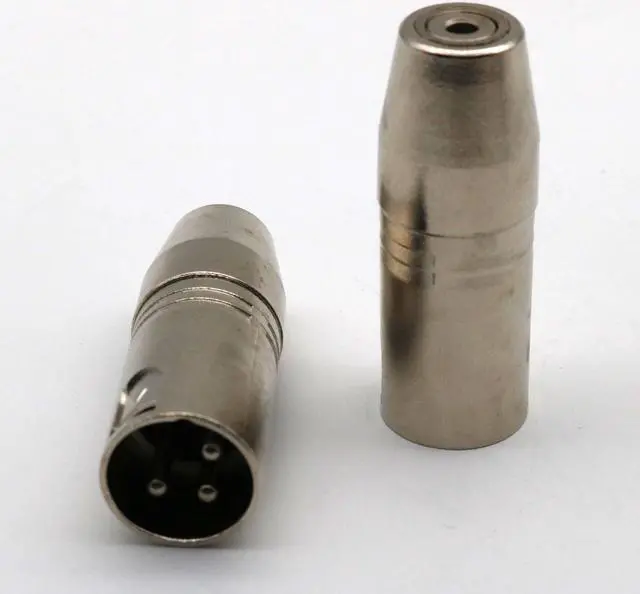 Alt view image 5 of 6 - XLR 3 Pin Male Plug Converter to 3.5mm 1/8" TRS Mini Jack Female Stereo Microphone Adapter Audio Connector (1pcs)