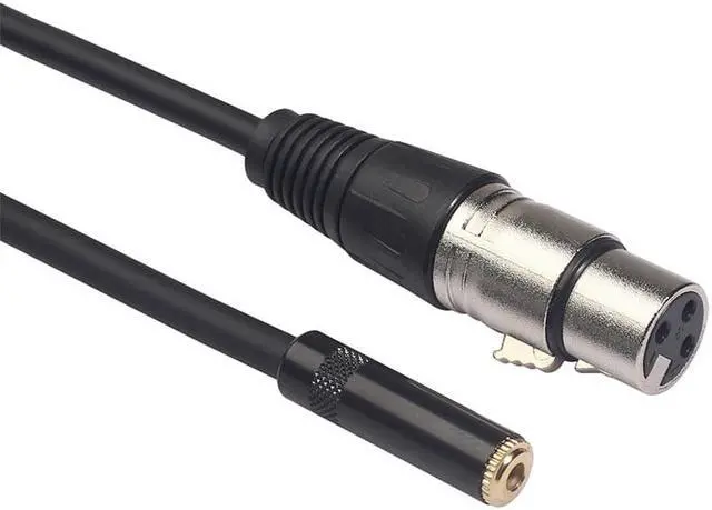 Alt view image 5 of 6 - 0.3M Wire 3 Pin Xlr Female To 3.5Mm Trs 1/8Inch Female Stereo Audio Adapter Microphone Cable (1pcs)