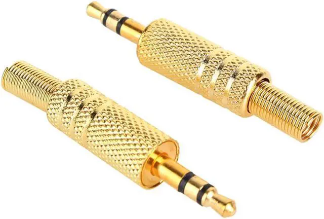 Alt view image 6 of 6 - ESCAM 10Pcs/lot 3.5mm 1/8" Stereo Male Audio TRS Gold Plated Jack Plug Adapter Connector (1pcs)