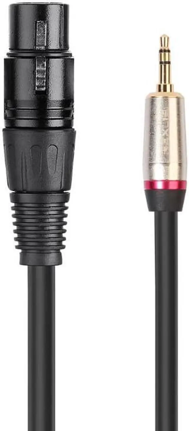Alt view image 3 of 6 - 0.3m 3.5mm Stereo TRS Male to XLR 3Pin Female Audio Cable Microphone Extension Cable Wire Cord (1pcs)