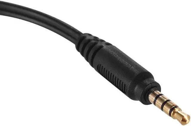 Alt view image 6 of 6 - 3.5mm Microphone Adapter Cable Mic Converter Cord Two 3 Pole TRS Female to One 4 Pole TRRS Male Plug Audio Stereo for Smartphone (1pcs)