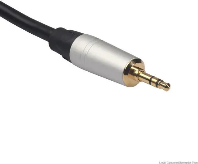 Alt view image 2 of 6 - 0.3m XLR 3 Pin Male to 3.5mm Stereo Plug Shielded Microphone Mic Cable TRS cable jack 3.5 male to female 52923A (1pcs)