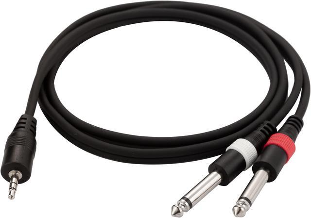 Alt view image 3 of 5 - Ancable 1/8 Inch TRS Stereo to Dual 1/4 inch TS Mono Y Splitter Cable 3.5mm Aux Mini Jack Stereo Breakout Cable Path Cords (1pcs)