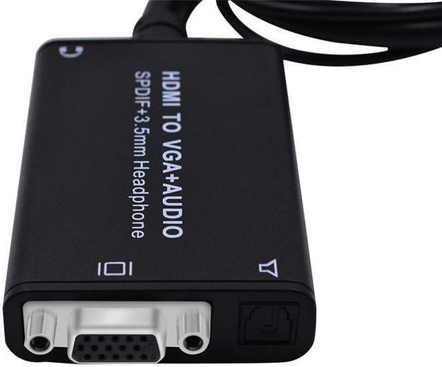 Alt view image 5 of 5 - Kebidu HDMI to VGA cable 1080P adapter Digital to Analog Converter for TV Box Laptop PC Computer Projector FOR PS3 Xbox360