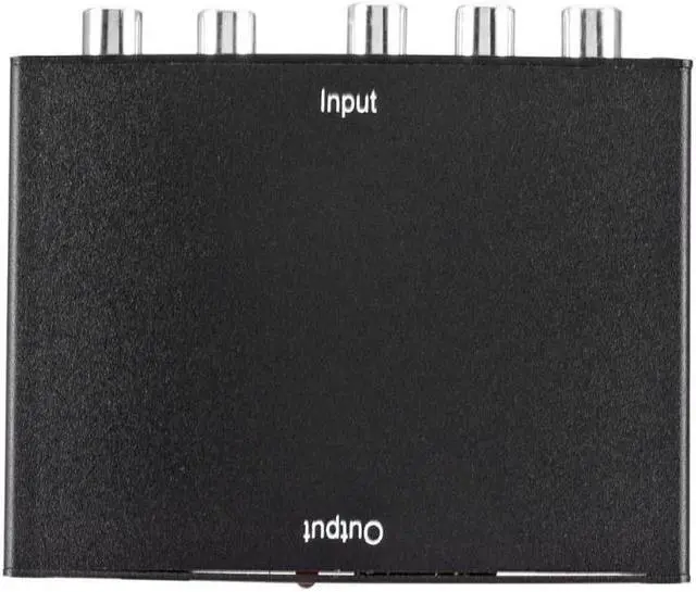 Alt view image 4 of 6 - ALLOYSEED YPBPR to HDMI 1080P HDMI to RGB YPbPr Component Video Converter With R/L Audio Adapter Converter For TV PC DVD Monitor
