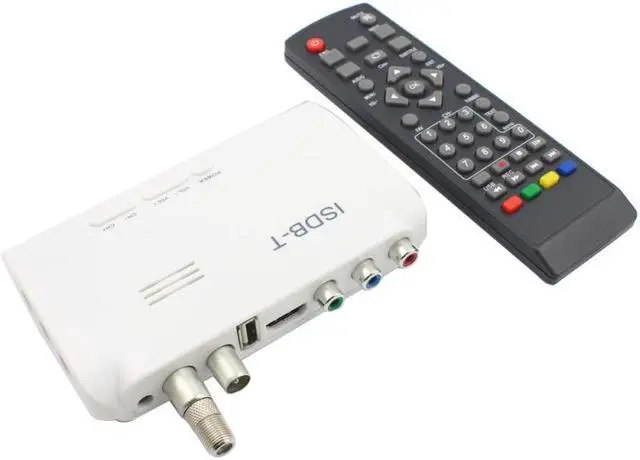 Alt view image 2 of 6 - 1 Set 1080P ISDB-T Digital Terrestrial Convertor TV BOX Receiver PVR + 5dBi Antenna + Remote Control (US Plug Adapter)