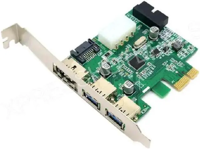 Alt view image 2 of 5 - Amify PCI Express PCI-E USB 3.0 + eSATA 3.0 Card Adapter Converter