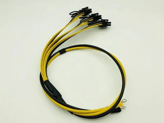Alt view image 2 of 6 - PSU Power Supply Cables PCI e Molex 8pin to 3 PCI e 8 pin 6+2pin PCI Express Internal Power Splitter Ribbon Cable 12AWG+18AWG