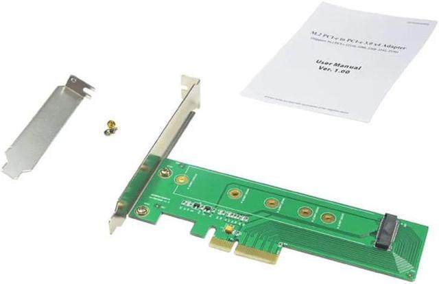Alt view image 6 of 6 - Add on Card PCIE TO M2 Adapter M.2 NGFF M key NVMe to PCI e 3.0 x4 Adapter PCI Express Adapter for 22110 2280 2260 2242 2230 SSD