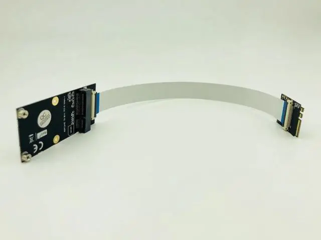Alt view image 4 of 6 - A+E NGFFto Mini PCI E Adapter NGFF Key A E to Mini PCI Express WiFi M.2 WIFI Adapter for Half and Full Size Network Card
