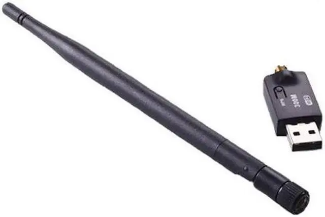 Alt view image 5 of 6 - 300Mbps WiFi Mini USB Adapter Wireless Dongle Adaptor 802.11b/g/n w/ 5dB Antenna