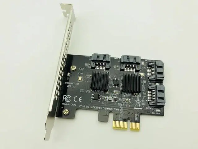 Alt view image 6 of 6 - PCIE to SATA Card/HUB/Controller SATA3 PCI E/PCIE SATA 3 PCI Express SATA 4Port Multiplier Expansion Adapter