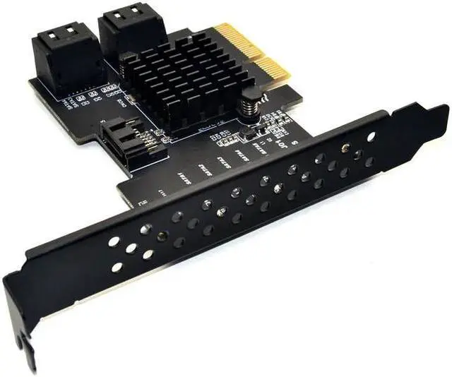 Alt view image 3 of 6 - Mainboard CPU Graphics Card Extention Cables PCI-E 1X to 16X Extender Riser Card SATA 4P Power Cable 4P Adapter Cable