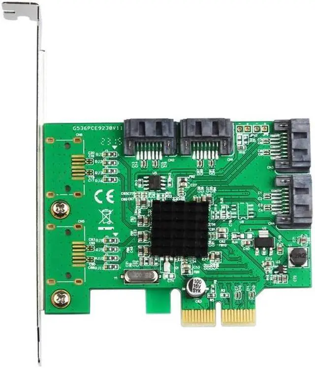 Alt view image 5 of 6 - Mainboard CPU Graphics Card Extention Cables PCI-E 1X to 16X Extender Riser Card SATA 4P Power Cable 4P Adapter Cable