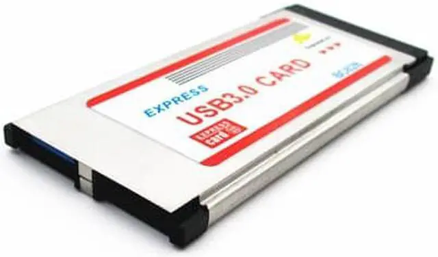 Alt view image 2 of 6 - Expresscard Express card 34/54 to 2 x USB 3.0 Port Adapter (Fully Inside Laptop)