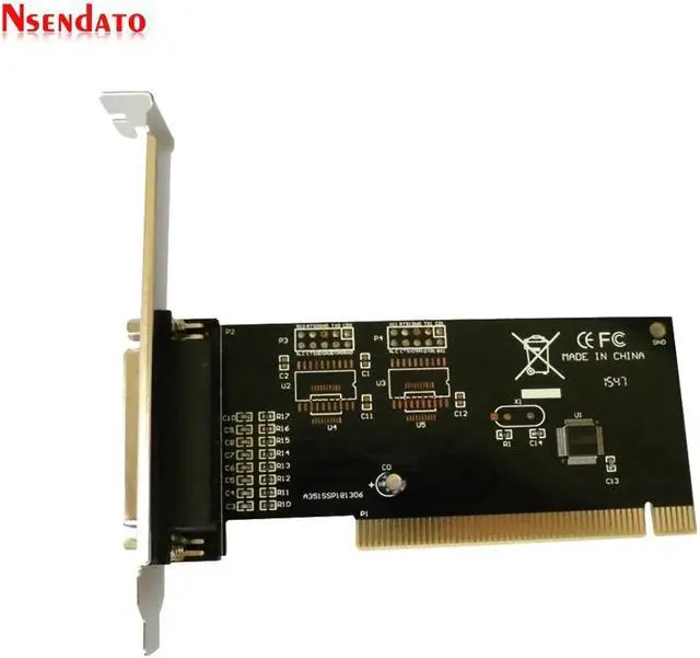 Alt view image 4 of 6 - IEEE 1284 Printer DB25 LPT Parallel Port to PCI Controller Card Adapter Converter with WCH CH352L Chipset