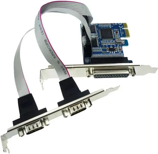 Main image of PCI express 2 Serial and 1 parallel port Card RS232 Printer port PCIe PCI-e Card