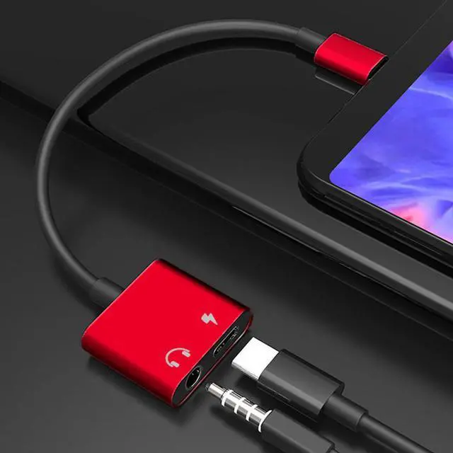 Alt view image 2 of 6 - USB C Type C to 3.5mm Aux Audio Cable Headphone Jack Adapter For HTC Samsung Huawei Xiaomi LG Charging splitter Connector