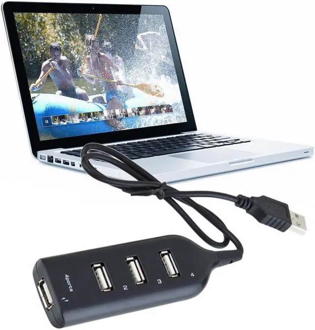Alt view image 10 of 15 - Portable4 Port USB 1.1 USB HUB Laptop PC Slim Smallest Mini USB Splitter Adapter For Mobile Phone Laptop PC