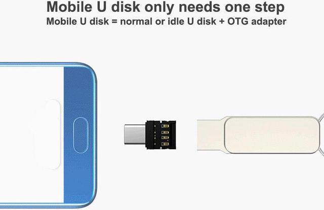 Alt view image 5 of 10 - Type C USB C to USB 2.0 OTG Adapter for Xiaomi Mi A1 For Samsung Galaxy S8 Plus Oneplus 5T Macbook Pro Type C OTG Converter