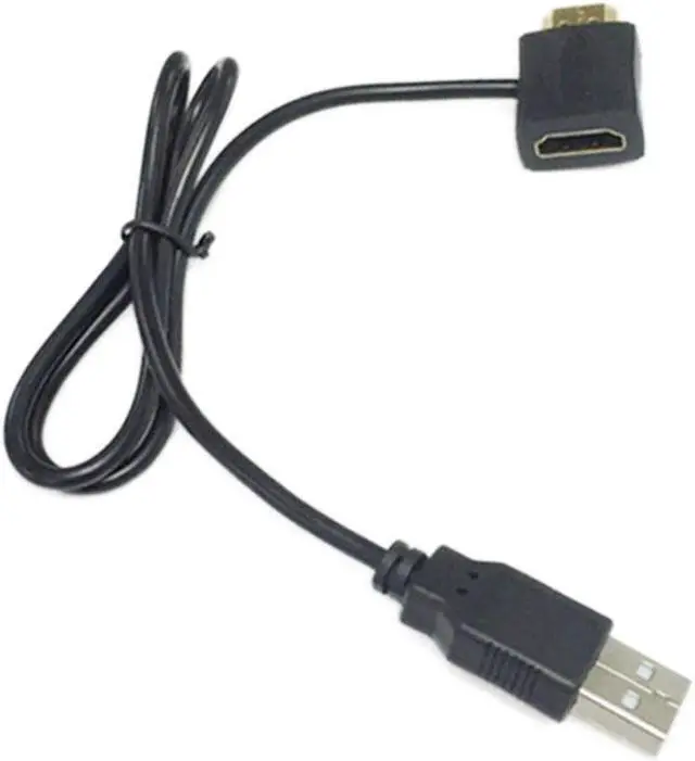 Alt view image 8 of 8 - Computer Cable 1080P USB 2.0 HDMI Male To Female Adapter Extender Power Supply Connector Cable for HDTV Male Cable