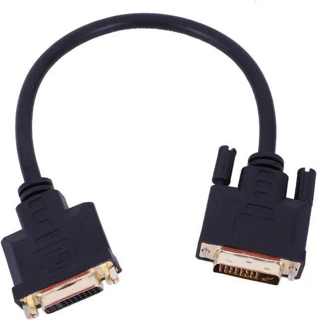 Alt view image 8 of 11 - DVI D Dual Link Male Digital 24+1 to DVI 24+1 Female VIDEO Extension Cable 30cm for Monitor Projector