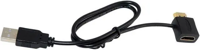 Alt view image 7 of 8 - Computer Cable 1080P USB 2.0 HDMI Male To Female Adapter Extender Power Supply Connector Cable for HDTV Male Cable