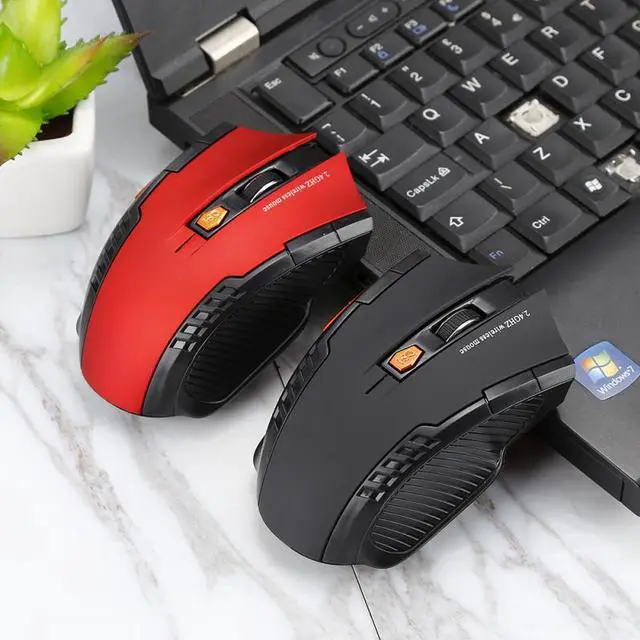 Main image of 2 Colors 2.4GHz Wireless Mouse Gamer With USB Receiver Gaming Mouse Optical For PC Gaming Laptops Computer Peripherals