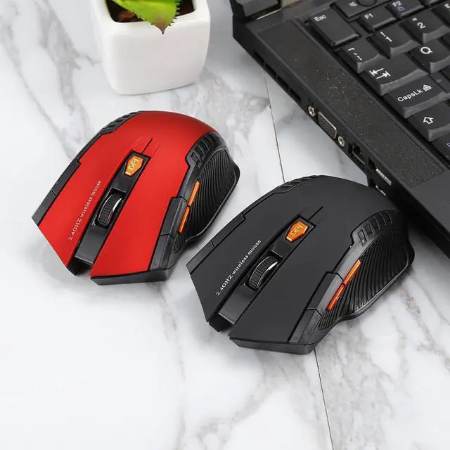 Alt view image 2 of 5 - 2 Colors 2.4GHz Wireless Mouse Gamer With USB Receiver Gaming Mouse Optical For PC Gaming Laptops Computer Peripherals